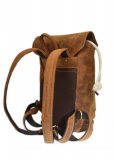 Vintage-Leder Rucksack braun